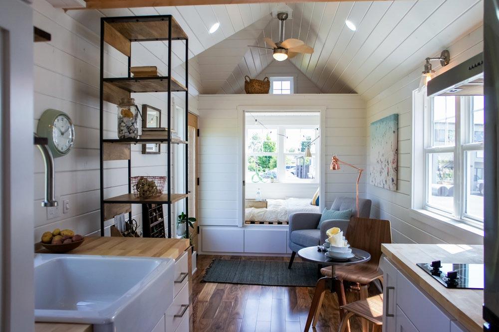 Spacious 28’ “Tess” Tiny Home on Wheels by Tru Form Tiny