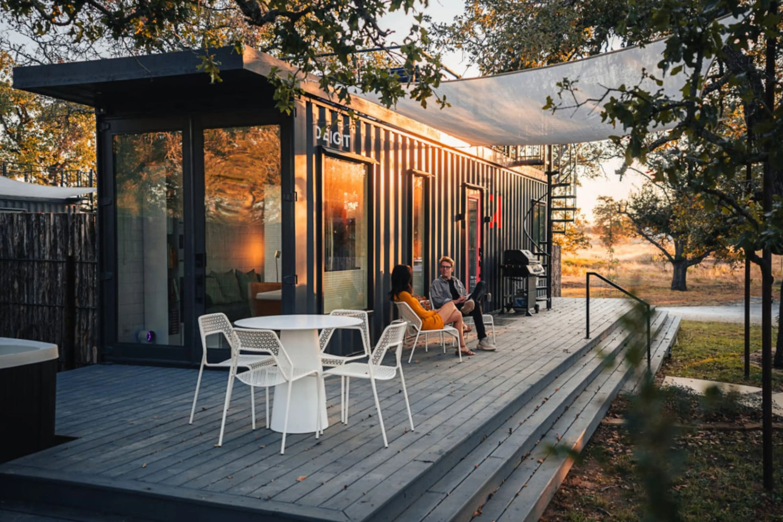 This 320-Sq-Ft Shipping Container Home Has a Rooftop Deck + Incredible Outdoor Living