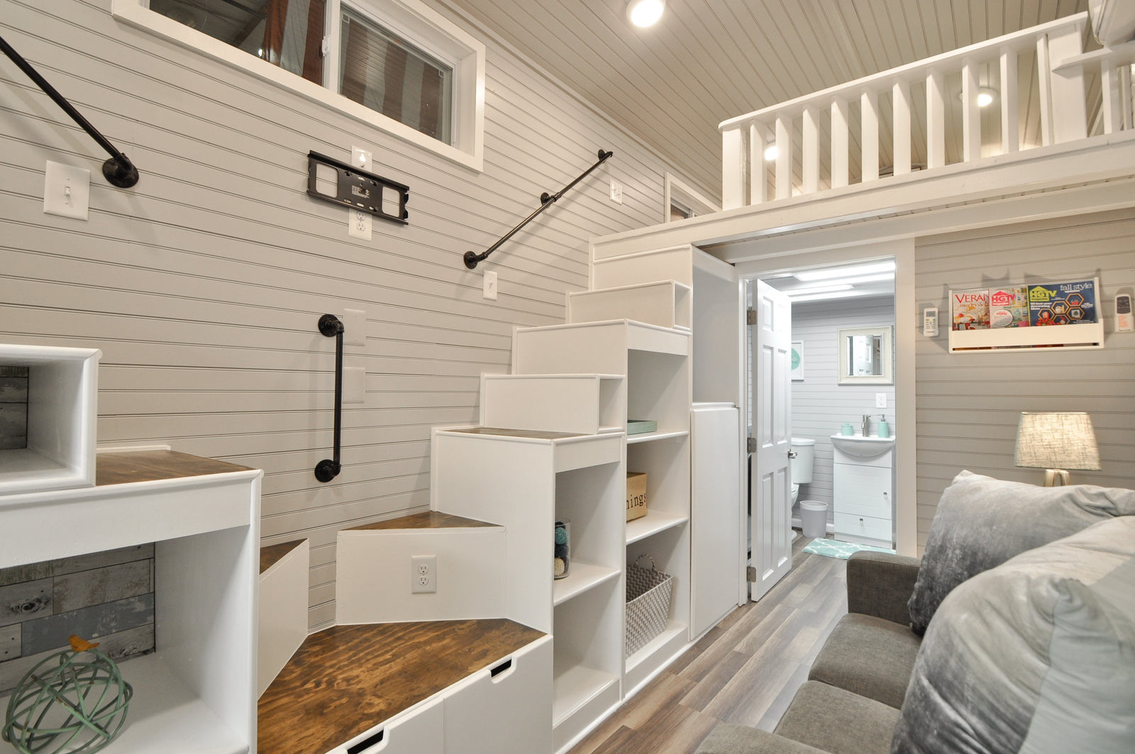 The Elegant "Kate" Tiny Home on Wheels by Tiny House Building Co.